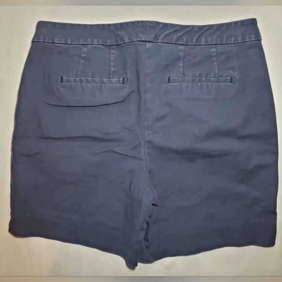 Boden Slim Blue Midrise Chino Shorts Size 8 - Picture 4 of 8